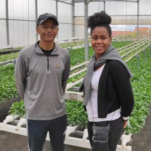 a couple of people that are standing in the street