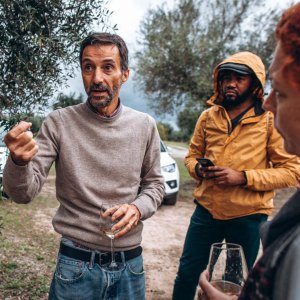 a group of people posing for the camera