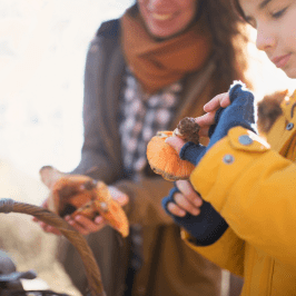 a group of people taking a selfie