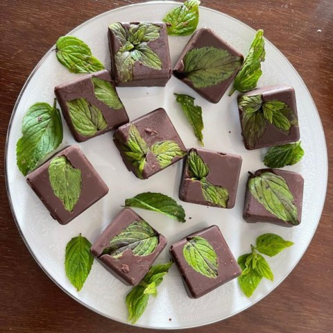 a plate of food on a table