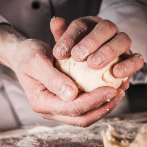 a close up of a hand