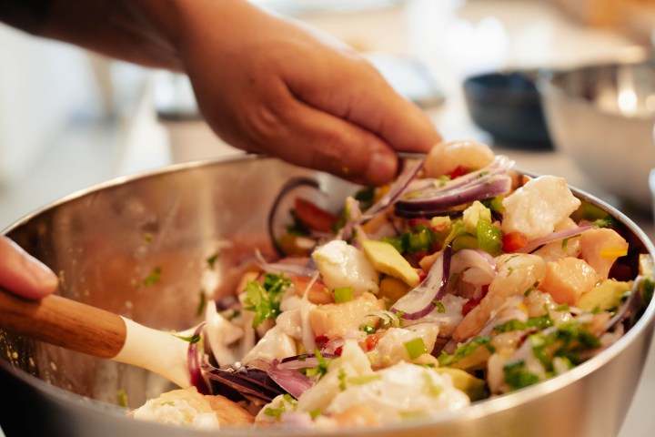 Ceviche cooking class