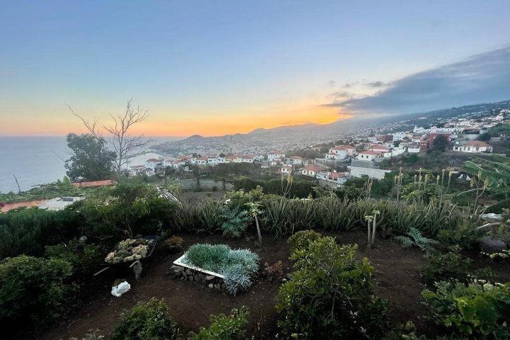 a large body of water with a city in the background