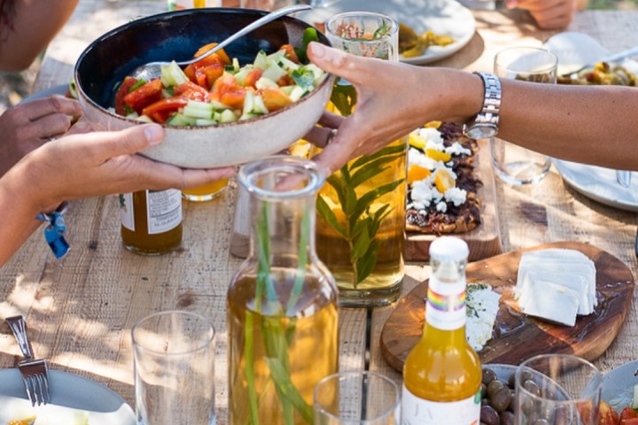Aromatic herbs lunch in Évora