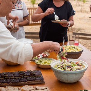Aromatic herbs lunch in Évora