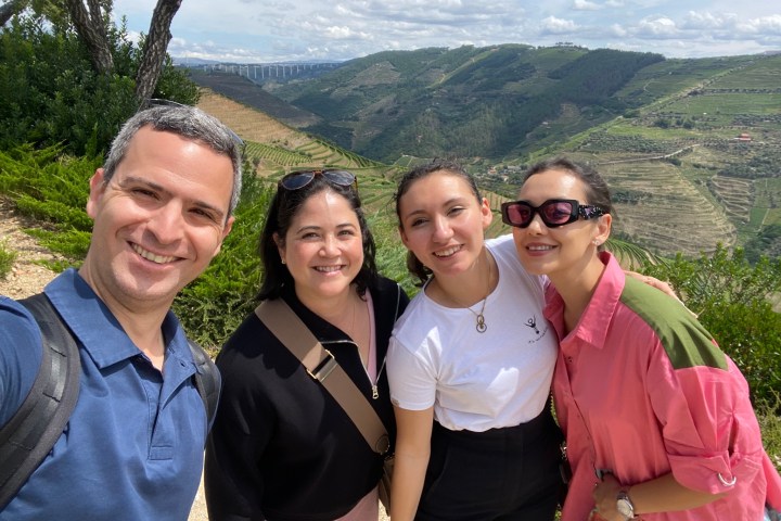 Douro Valley vineyards terraces during Douro Valley Tour from Porto