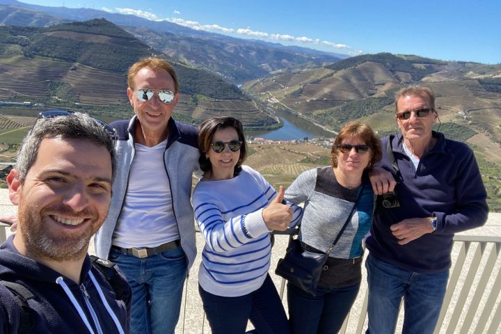 Douro Valley vineyards terraces during Douro Valley Tour from Porto