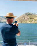 Boat departing from Bagaúste Pier Douro Valley