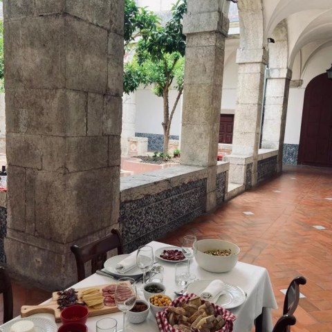 Baroque interior of Cardaes Convent Lisbon