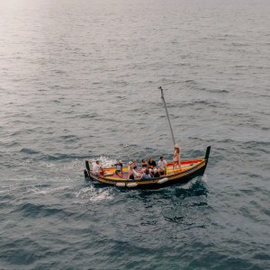 Madeira boat tour traditional wooden boat Atlantic