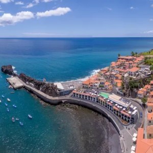 Câmara de Lobos fishing village harbor Madeira