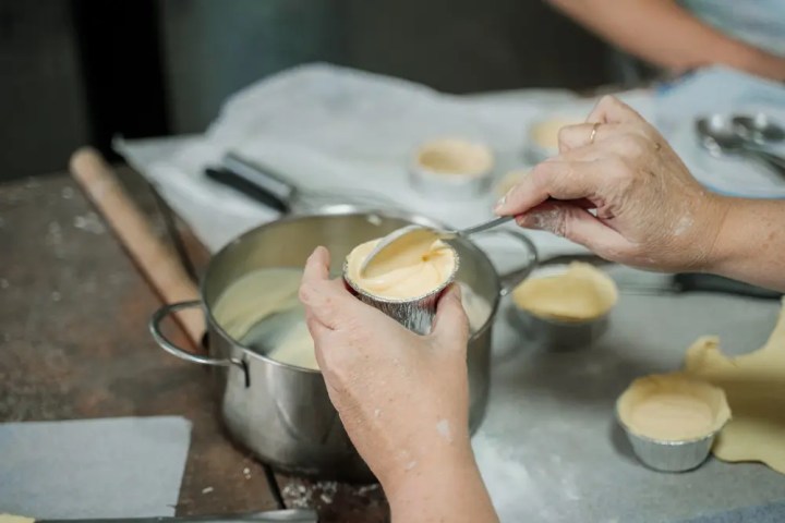 Baking pastel de nata Portuguese pastry workshop