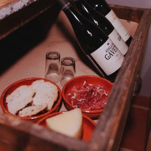 Wine tasting in cellar in Tomar