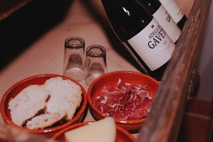 Wine tasting in cellar in Tomar
