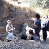 Outdoor guided visit to prehistoric rock art panels in the Côa Valley, Northern Portugal