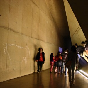 Côa Museum building set into the hillside above the Côa River valley in Vila Nova de Foz Côa