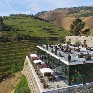 Panoramic view of the Douro Valley landscape from Lamego, Northern Portugal